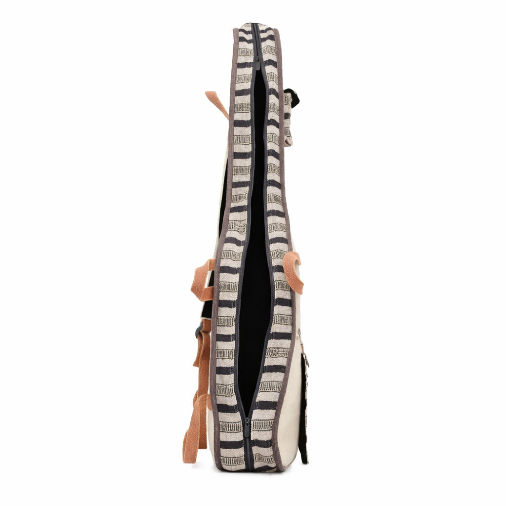 Grey Unisex Padded Guitar Bag for Musicians
